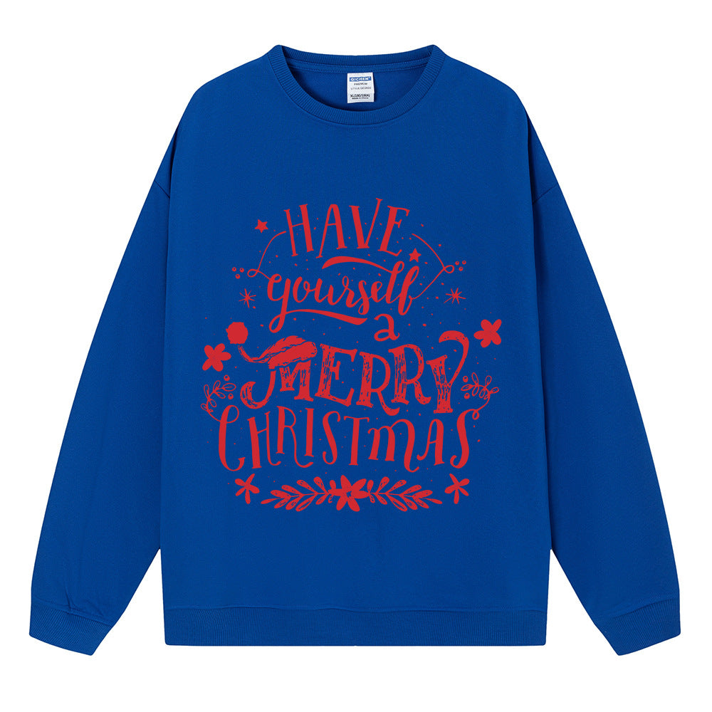 Christmas hoodie women's Christmas pullover top