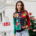 Snowflake Christmas sweater Christmas tree pullover knitted sweater