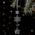 Snowflake pendant Christmas ornament Crystal lamp pendant Christmas ornament