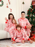 Christmas Tree Deer Snowflake Printed Family Matching Pajamas Sleepwear