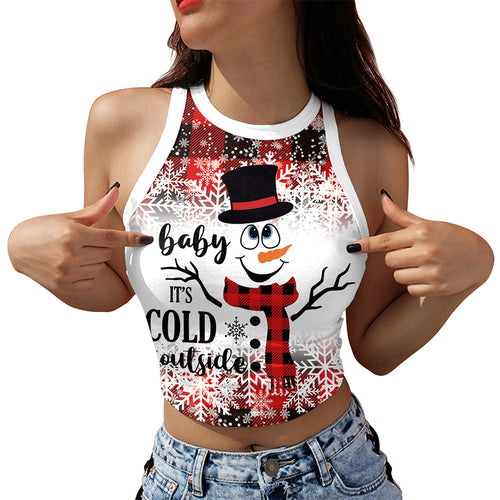 Christmas clothing vest top