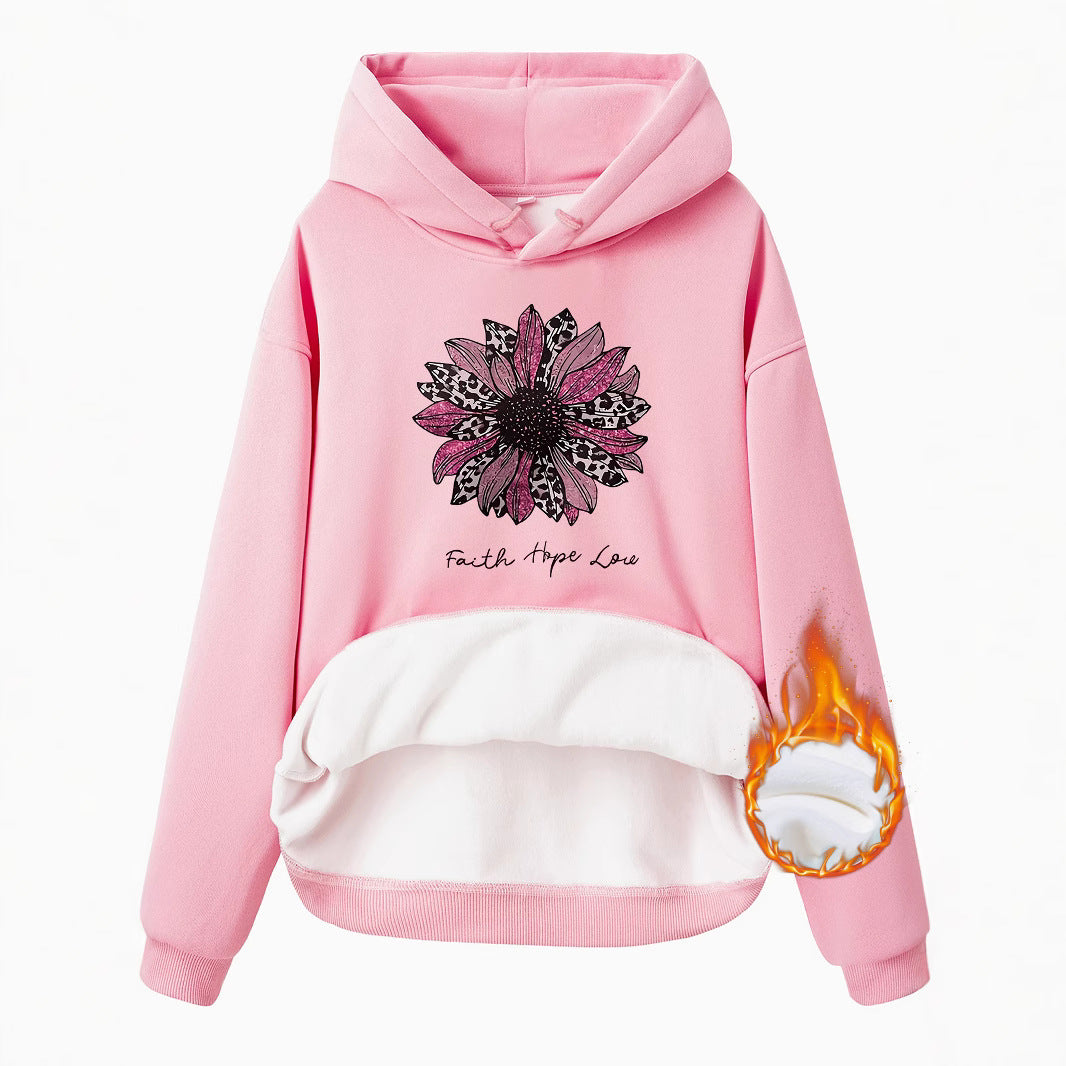 Sweatshirt with Faith tbpe low