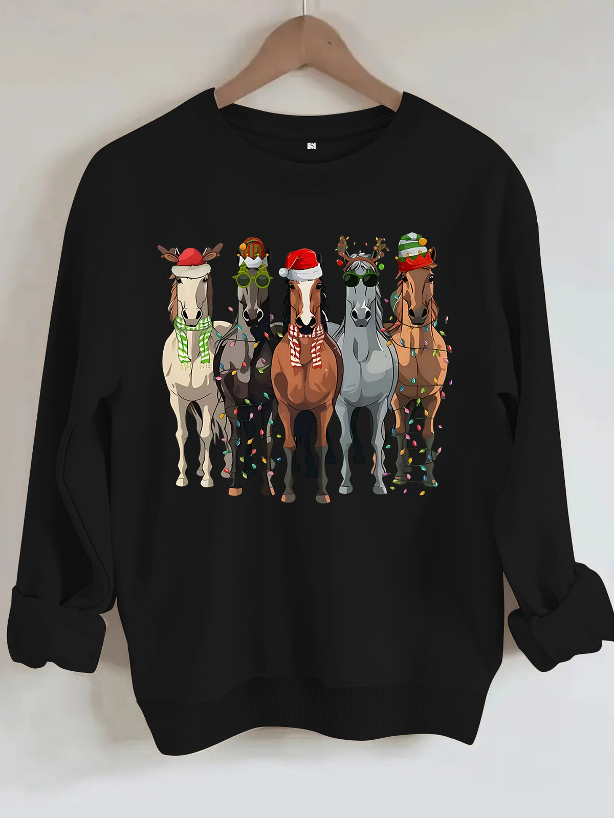Sweatshirt Christmas pattern print