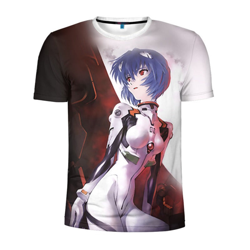 Summer new 3D printed New Century Gospel Warrior men's and women's short sleeved T-shirt