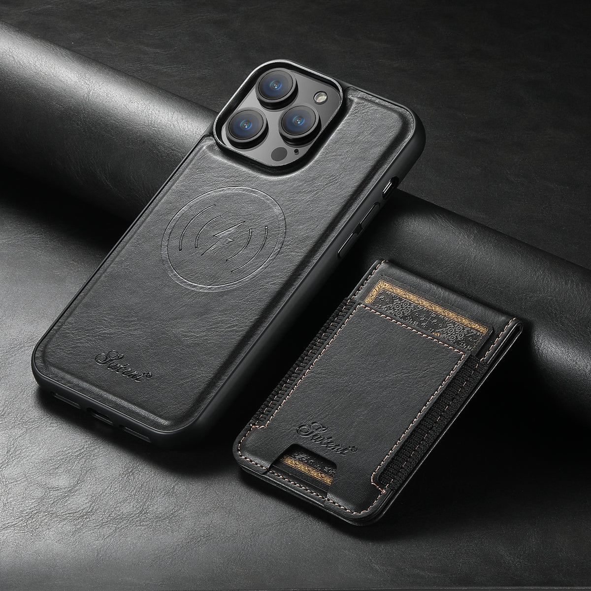 Applicable iPhone 15 Pro Max Card Slot Phone Case