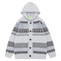 Christmas hooded cardigan sweater