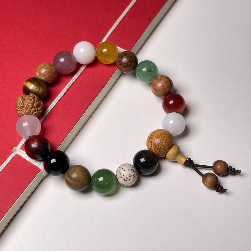 First to Fifth Generation Multicolored Bodhi Eighteen-Seed Peaceful Prayer Beads Buddhist Beads
