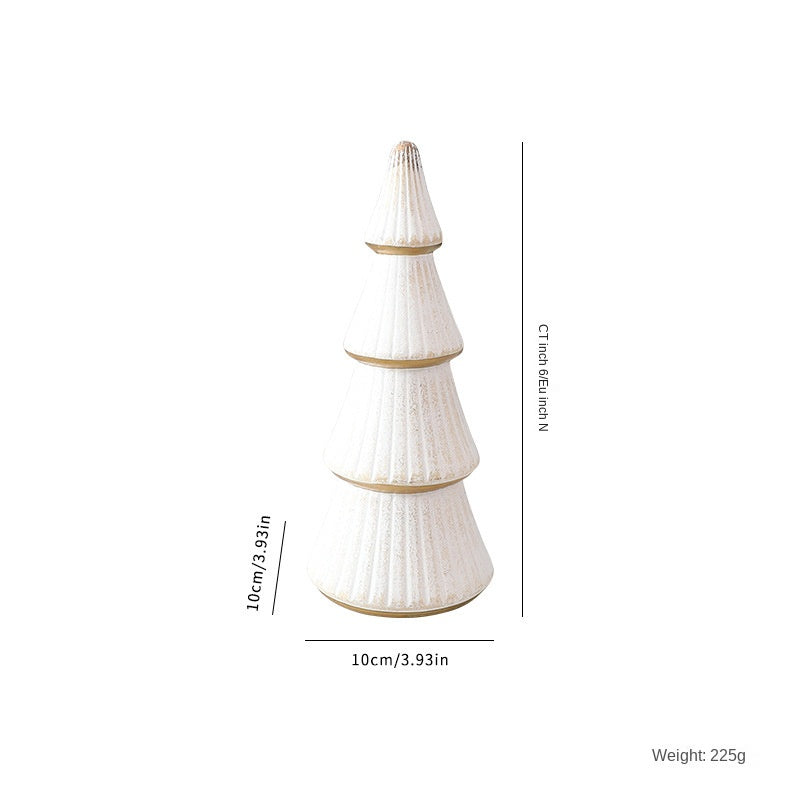 Nordic Wooden Christmas Tree Decor, Indoor Desktop Christmas Decoration