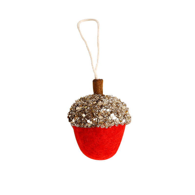 Felt Pinecone Christmas Tree Ornament Decorative Hanging Decoration for Christmas Décor
