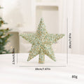 Christmas Ball Electroplated Irregular Painted Christmas Decoration Ornament Hanging Decor