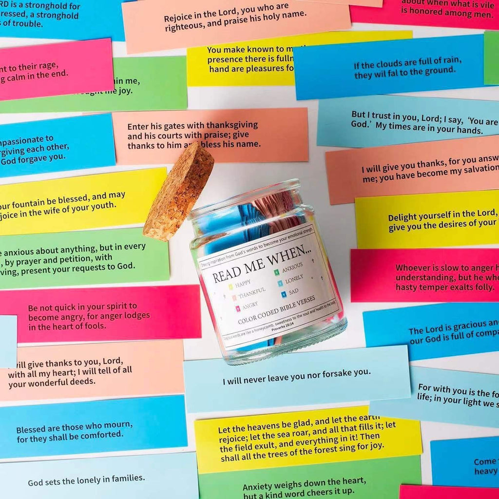 Bible verse jar prayer gift