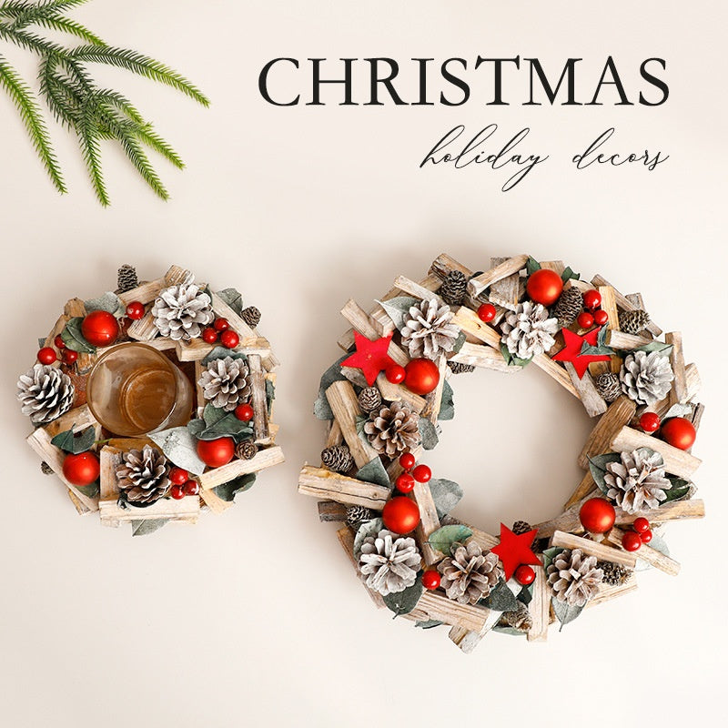 Christmas Decorations Creative Scene Decoration Wreath Vine Christmas Tree Ready