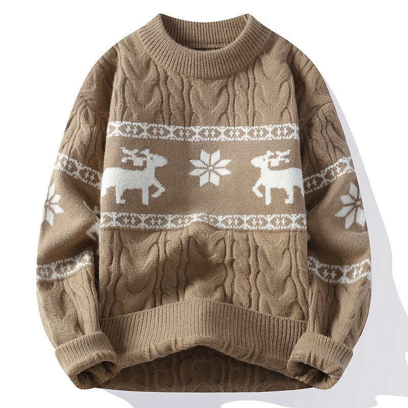 Men's loose Christmas sweater