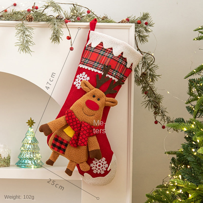 Christmas Socks Christmas Decorations Ornament Christmas Gift Tree Hanging Decoration