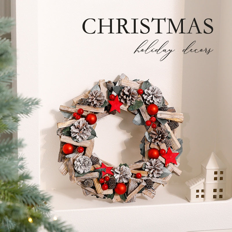 Christmas Decorations Creative Scene Decoration Wreath Vine Christmas Tree Ready
