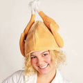 ROASTED TURKEY HAT Thanksgiving Costume Roast Chicken Raw Poultry Bird Trot Chef