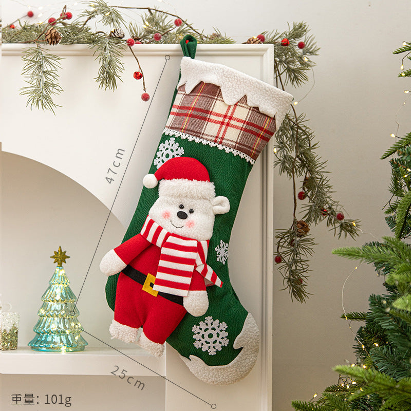 Christmas Socks Christmas Decorations Ornament Christmas Gift Tree Hanging Decoration