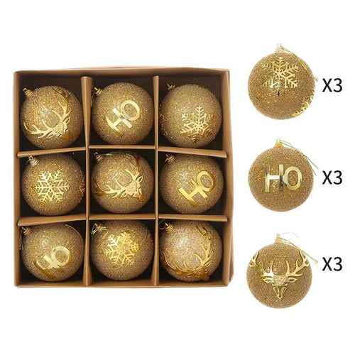 Christmas Ball Set Christmas Creative Design Christmas Ball Decorative Ball Christmas Gift Ball