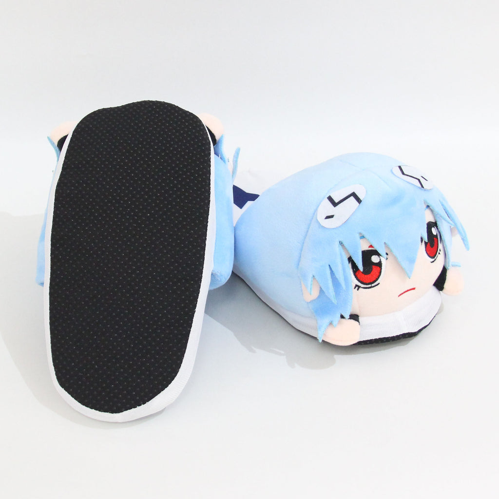 Cartoon Gospel Plush Slippers anime Cartoon Autumn and Winter Cartoon Half wrapped Cotton Slippers