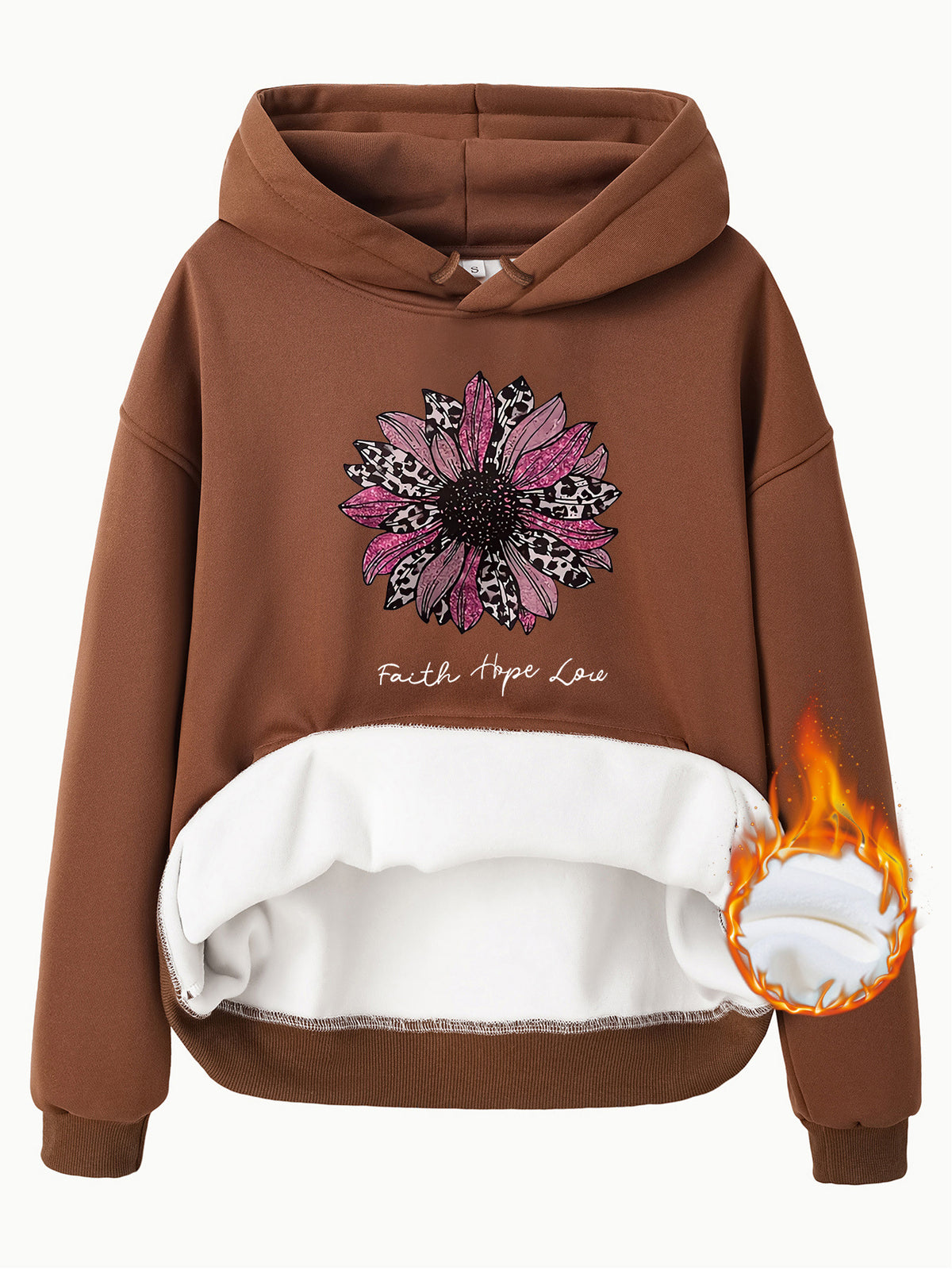 Sweatshirt with Faith tbpe low