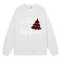 Christmas Tree Hoodie Women's Christmas Shoulder Down Long Sleeve