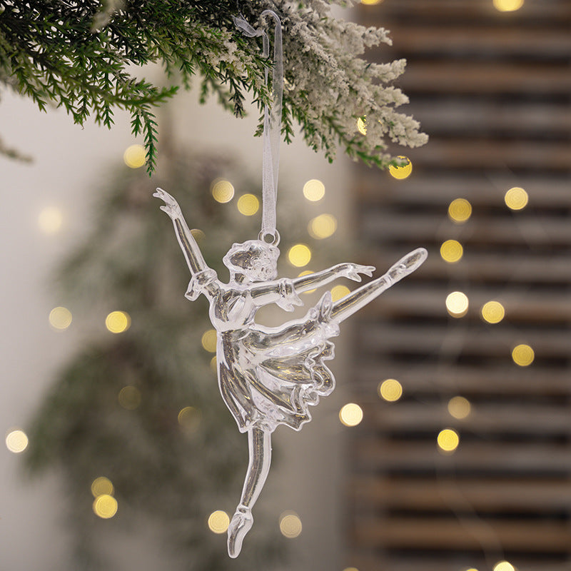 Transparent Angel Pendant Christmas Decoration