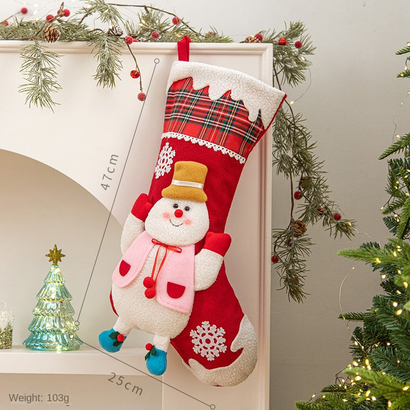 Christmas Socks Christmas Decorations Ornament Christmas Gift Tree Hanging Decoration