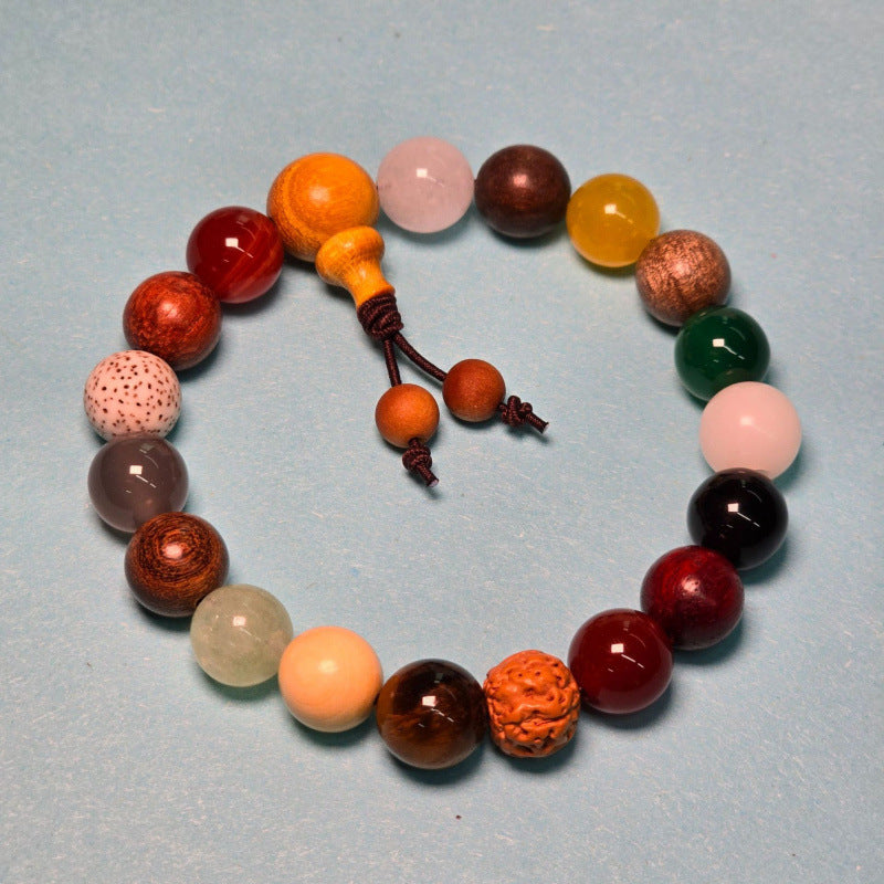 First to Fifth Generation Multicolored Bodhi Eighteen-Seed Peaceful Prayer Beads Buddhist Beads