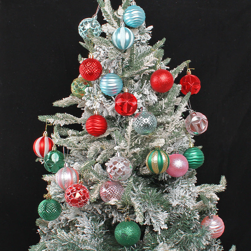 Christmas tree, colorful ball pendant, Christmas ball, Christmas gift decoration
