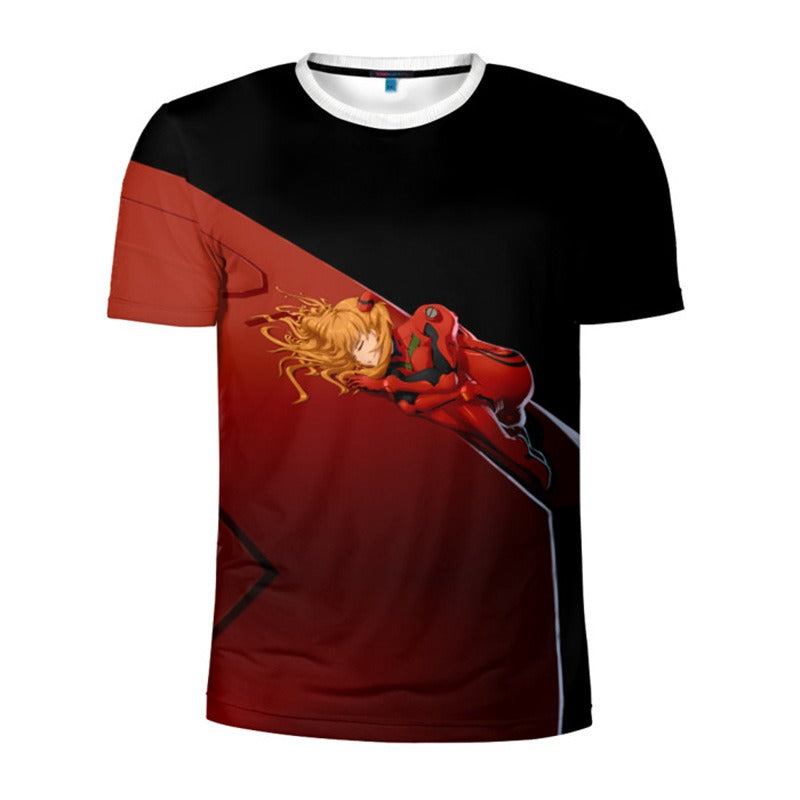 Summer new 3D printed New Century Gospel Warrior men's and women's short sleeved T-shirt