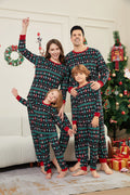 Christmas Tree Pattern Striped Full Floral Print Family Matching Pajamas Sleepwear