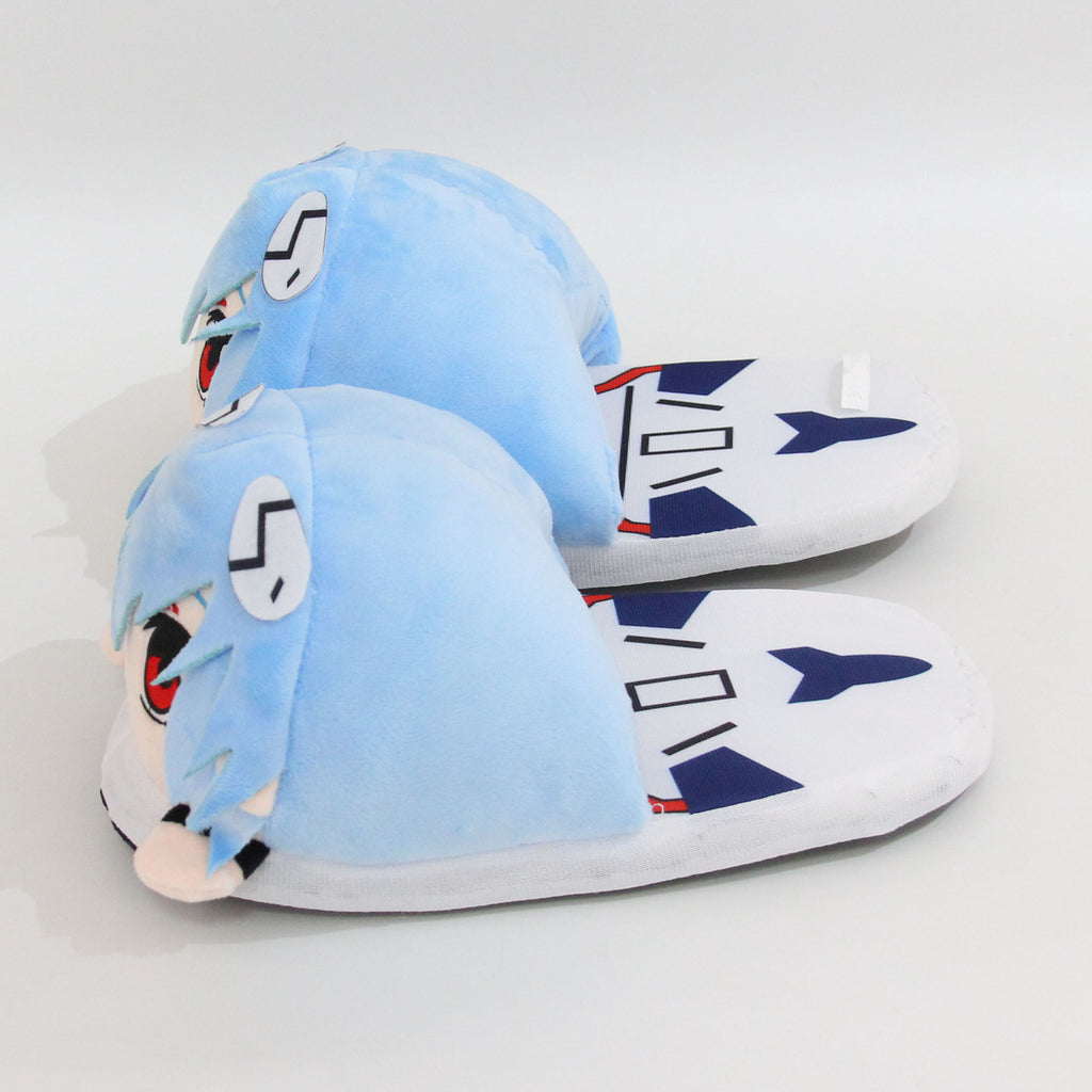 Cartoon Gospel Plush Slippers anime Cartoon Autumn and Winter Cartoon Half wrapped Cotton Slippers