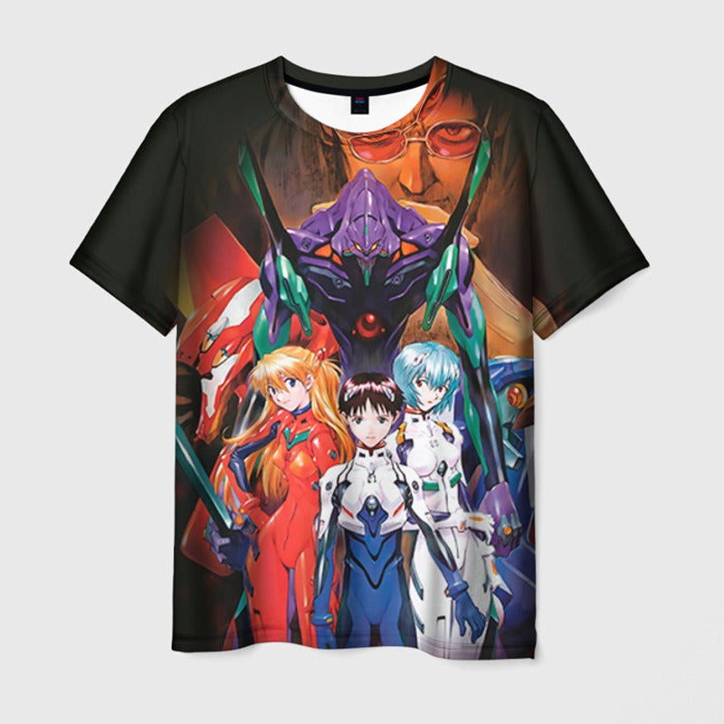 Summer new 3D printed New Century Gospel Warrior men's and women's short sleeved T-shirt