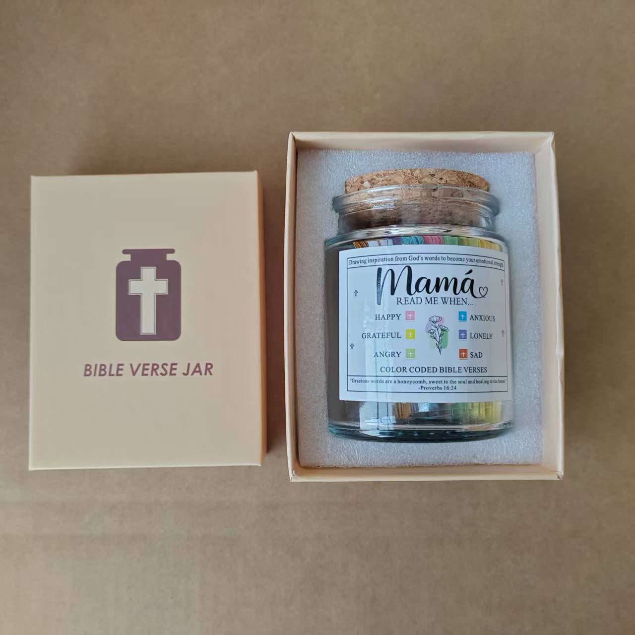 Bible verse jar prayer gift