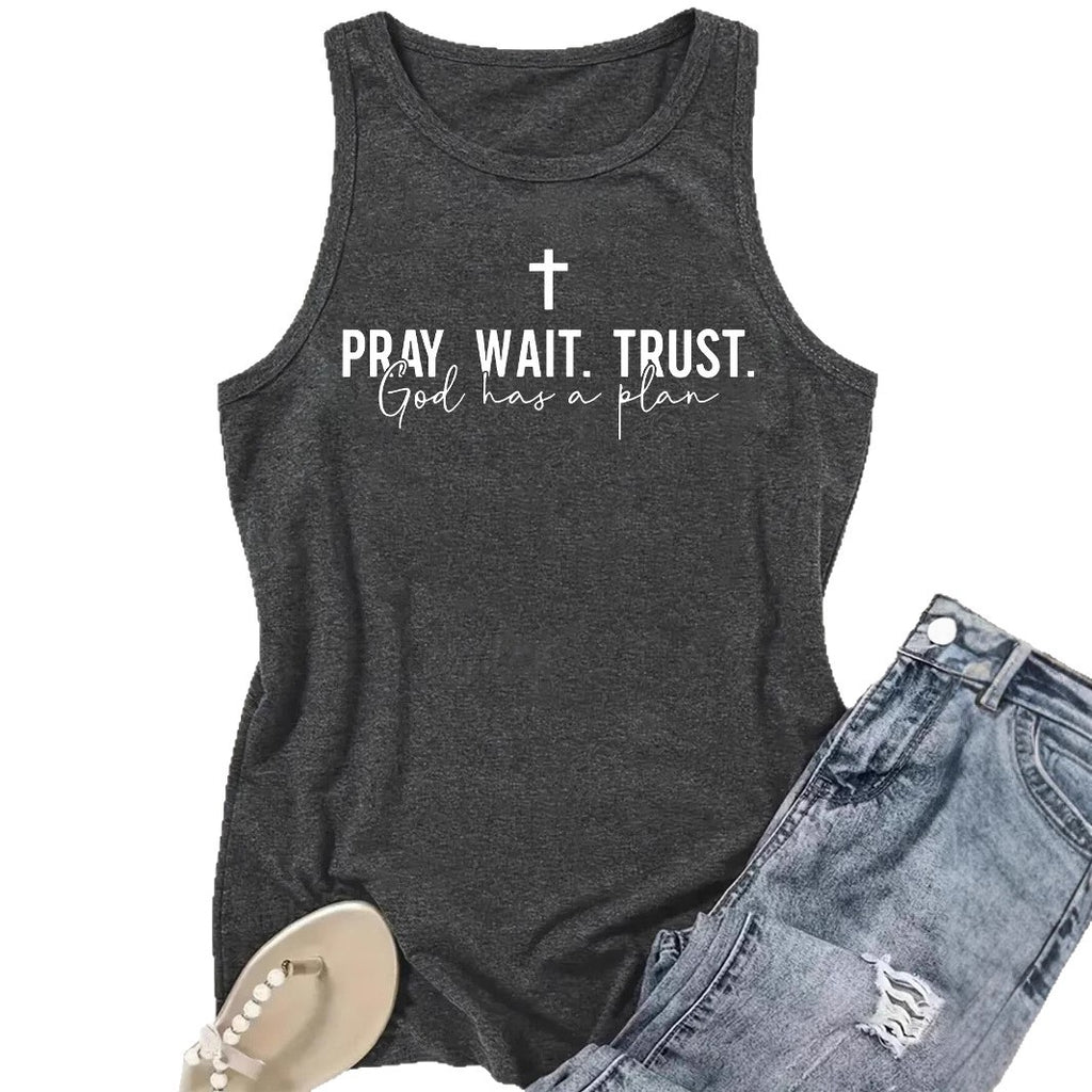 Vest prayer waiting trust print