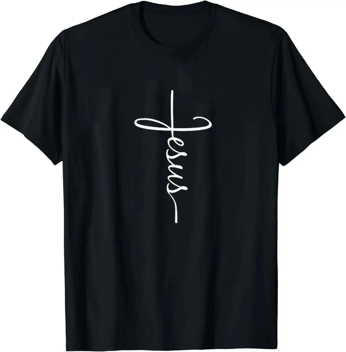 Jesus Christ T Shirts Tees for Men Fashion Casual Short Sleeve T-shirt for Summer Cotton T-shirts Christian Faith Tshirts Tops