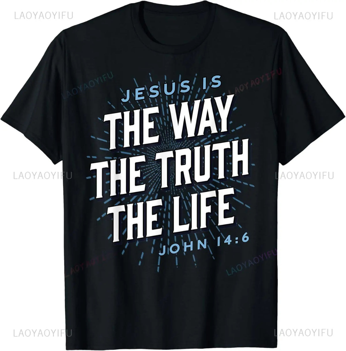 Christian T Shirt Women Men Kids Jesus The Way Truth Life T-Shirt  Graphic T Shirts  Vintage T Shirt  Camisetas