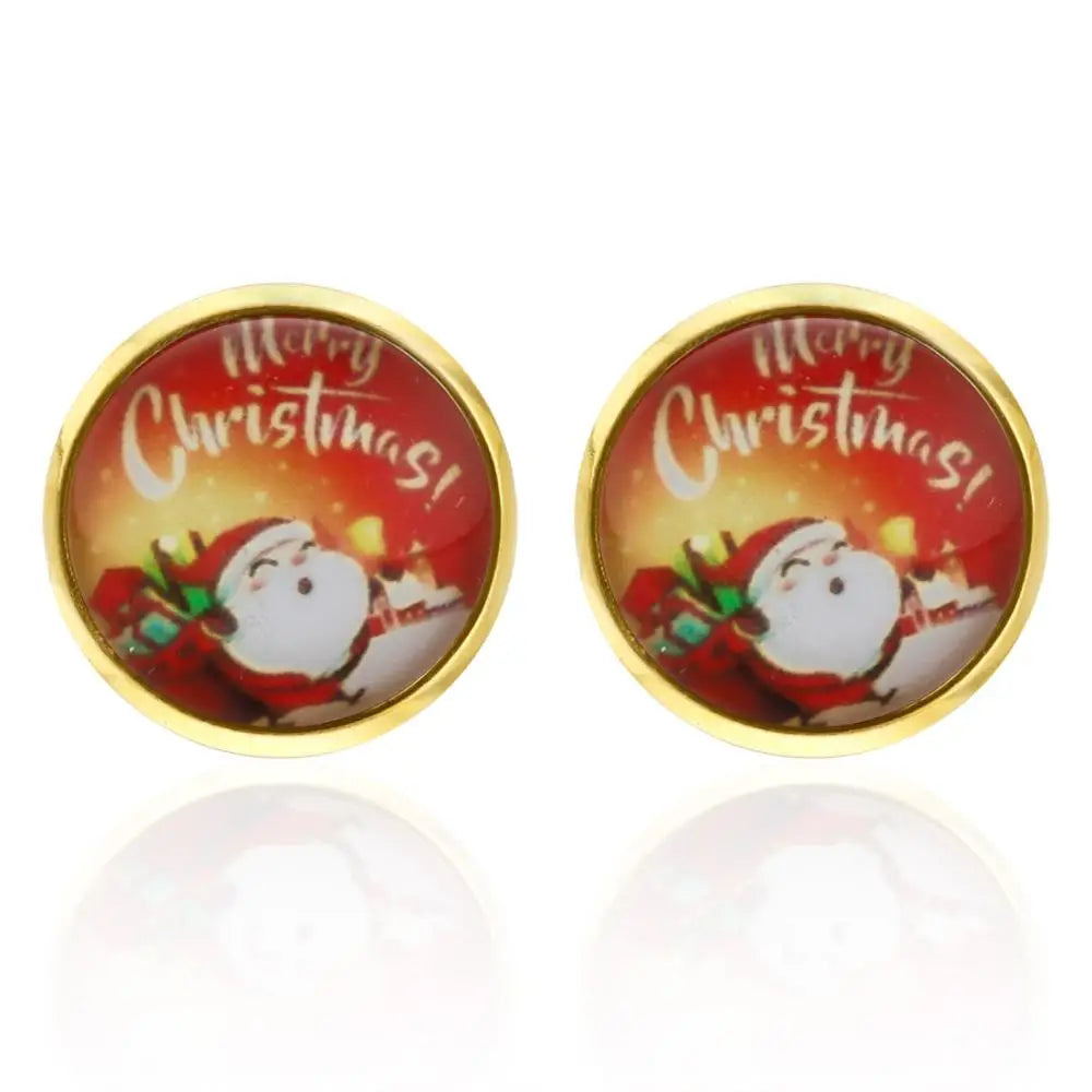 Christmas Gifts Men's Cufflinks France Shirt Copper Gold Cuff Buttons For Dad Mens Jewelry