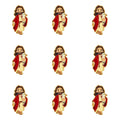 9pcs Jesus Holding Lamb Enamel Pin Set Christian Brooch For Coat Women's Brooches Collar Lapel Pins Metal Badges Jewelry Gift