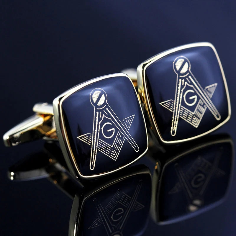 Christmas Gifts Men's Cufflinks France Shirt Copper Gold Cuff Buttons For Dad Mens Jewelry