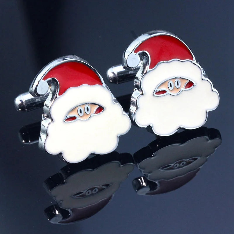 Christmas Gifts Men's Cufflinks France Shirt Copper Gold Cuff Buttons For Dad Mens Jewelry