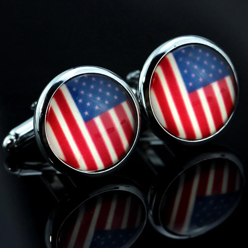 Christmas Gifts Men's Cufflinks France Shirt Copper Gold Cuff Buttons For Dad Mens Jewelry
