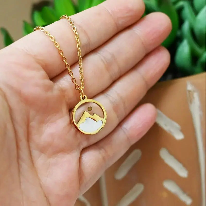 New Christian Gift Mustard Seed Gold Color Stainless Steel Pendant The Seed Of Faith Silver Color Chain