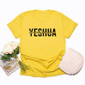 Yeshua T-Shirt Christian T-shirts Religious Shirts Bible Verse Top Faith Tee Women Graphic T Shirts Christian Gift Jesus Apparel