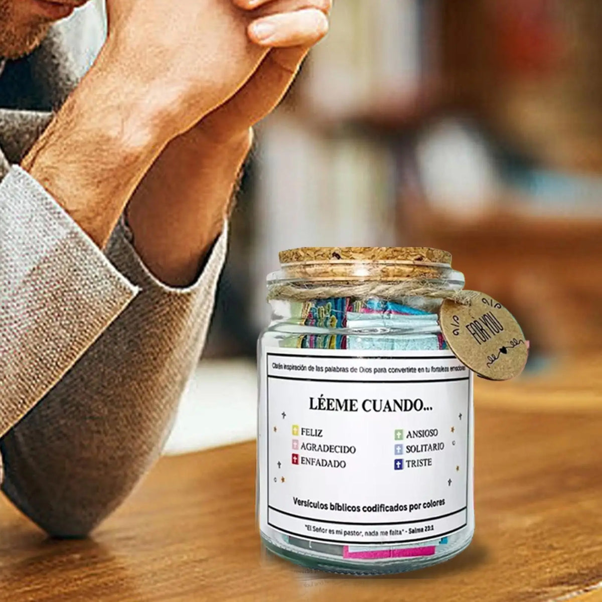Bible Verse Jar Spanish Scripture Prayer Hope Bible Verse Jar Decoration Positive Thinking EmotionalSupport Scripture Prayer