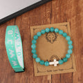 2pc What Would Jesus Do WWJD Bracelets Pack HWLF W.W.J.D Bracelet He Would Love First Elevated Faith Christian Cross Gifts