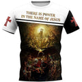 Christian Jesus Graphic T-shirt Men Women Clothing O-neck Short Sleeve T Shirts 3D Print Savior Casual Fashion Streetwear Tees