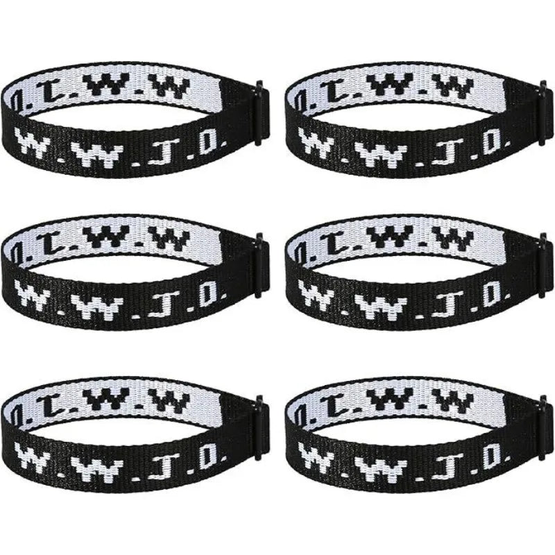 3PCS What Would Jesus Do WWJD Bracelets Women Men Cross Beaded Bracelets Set WWJD-Jesus Will Do What Bracelet Jewelry Gifts