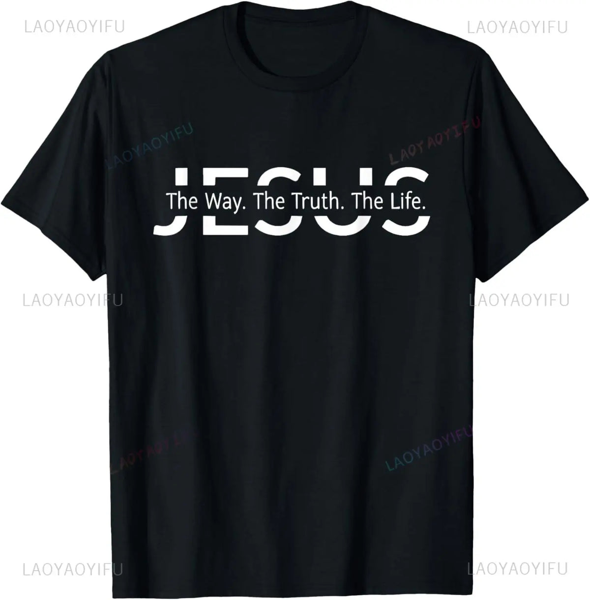 Christian T Shirt Women Men Kids Jesus The Way Truth Life T-Shirt  Graphic T Shirts  Vintage T Shirt  Camisetas