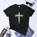 Believe Christian Cross T-shirt Scripture Unisex Jesus Christ Tshirt Women Religious Inspiring Faith Bible Tee Shirt Top